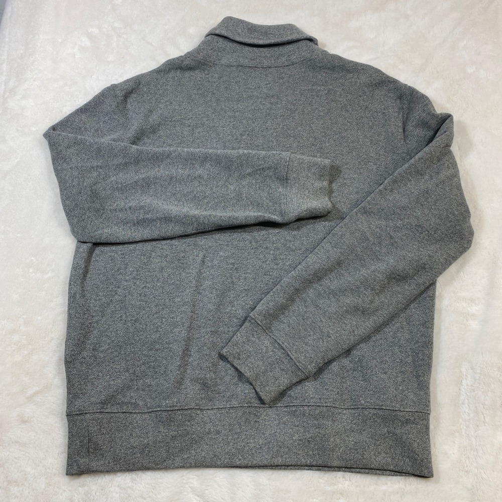 Polo Ralph Lauren Shawl Collar Pullover Sweater Purple Preppy Nautical Gray L - Picture 3 of 8